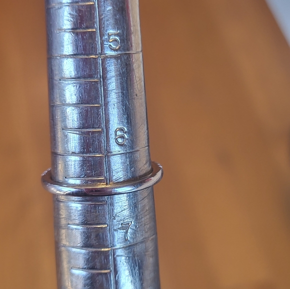 Naledi Sterling Silver Round CZ Halo Split Shank Ring - Picture 7 of 8